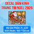 Decal dán Noel số 620 - 1