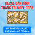 Decal dán Noel số 621 - 1