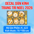 Decal dán Noel số 622 - 1