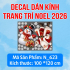 Decal dán Noel số 623 - 1