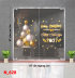 Decal dán Noel số 628 - 