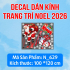 Decal dán Noel số 629 - 1