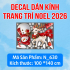 Decal dán Noel số 630 - 1