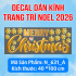 Decal dán Noel số 631A - 1