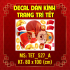 Decal dán Tết -   Tết xuân Combo 43 - 2