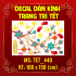 Decal dán Tết - Tết xuân combo 20 - 2