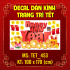 Decal dán Tết - Tết xuân combo 34 - 5