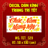 Decal dán Tết - Tết xuân combo số 3 - 2