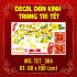 Decal dán Tết 2026 - Tết xuân Combo 123 - 1