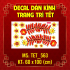Decal dán Tết 2026 - Tết xuân Combo 92 - 1