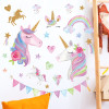 Decal dán tường decal đôi ngựa sắc màu yêu thương, dán theo sở thích, dán tường phòng bé, mới nhất tại TPHCM - 2