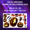 Decal Halloween - Bí ma và mèo - 1