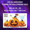 Decal Halloween - đàn ma và bí ngô - 3