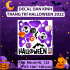 Decal Halloween -những chùm mây tím - 3