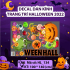 Decal Halloween- Qủa bí ngô vàng và kẹo - 1