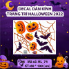 Decal Halloween -Màng nhện - 1