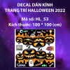 Decal Halloween chân bí ma - 1