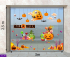 Decal Halloween-Qủa bí và kẹo ngọt -