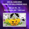 Decal Halloween - Bí ngô chào halloween 2022 - 1