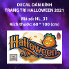 Decal halloween bí ngô, dơi, thây ma - 3