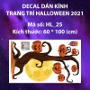 Decal halloween cây ma bí ngô - 2
