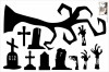 Decal halloween Đoàn lính và thây ma - 3