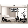 Decal halloween Đoàn lính và thây ma -