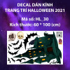 Decal halloween lâu đài bí ngô - 1