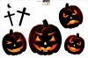 Decal halloween mặt trăng và dơi 3 - 6