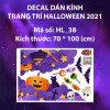 Decal halloween quan tài ma - 2