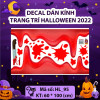 Decal Halloween-Slime đỏ - 1