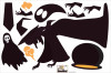 Decal halloween trick treat 4 - 5