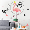 Decal dán tường hồng hạc đơn phương, dán nhìn 2 mặt, trang trí quán cafe, TPHCM - 3