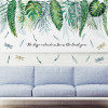 Decal dán tường lá xanh nhiệt đới và chuồn chuồn, dán theo sở thích, trang trí phòng ngủ 【Có đổi trả】 ở TPHCM - 