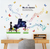 Decal dán tường decal nghệ sĩ chơi đàn piano, dán theo sở thích, dán tủ trà sữa, TPHCM - 1