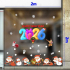 Decal noel 2026 dán cửa kính mầm non 2m - 