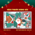 Decal noel bánh quy dán kính 3m - 1