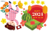 Decal tết 2024 - Thần tài đón xuân cùng bé múa lân - 2