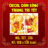 Decal tết 2025 - Combo  87 - 4