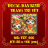 Decal tết 2025  -Tết 606 - 1