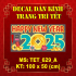 Decal tết 2025 -Tết 629A - 1