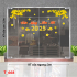 Decal tết 2025-  Tết 668 hoa mai -