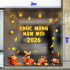 Decal tết chúc mừng năm mới 2026 dán cửa kính 2 mét ngựa và bé vui xuân - 