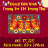 Decal Tết trung thu dán kính   số  55 - 3