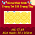 Decal Tết trung thu dán kính   số  55 - 5