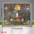 Decal tết trung thu dán kính số 24 - 