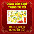 Decal Tết xuân - Nồi bánh chưng  - 3