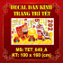 Decal Tết xuân 2025-  Tết 649A - 1
