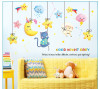 Decal dán tường decal trăng sao vui đùa, phong cách hàn quốc, dán phòng bé gái, độc đáo tại TPHCM - 1
