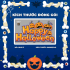 Decal trang trí halloween bóng ma nhảy múa - 1